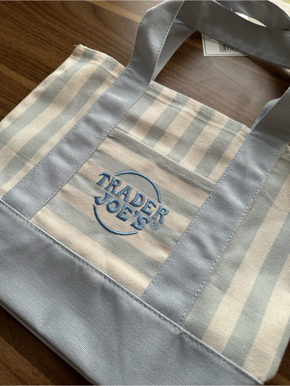 TRADER’S JOE Pastel Mini Tote SET OF 4 - Picture 4 of 15